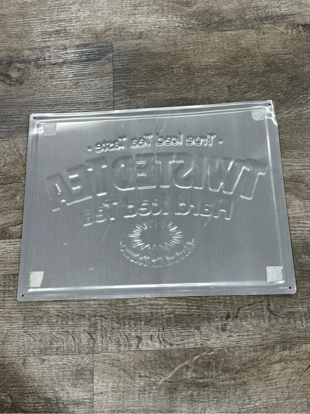 Twisted Tea Hard Iced Tea beer sign Metal Wall Art
